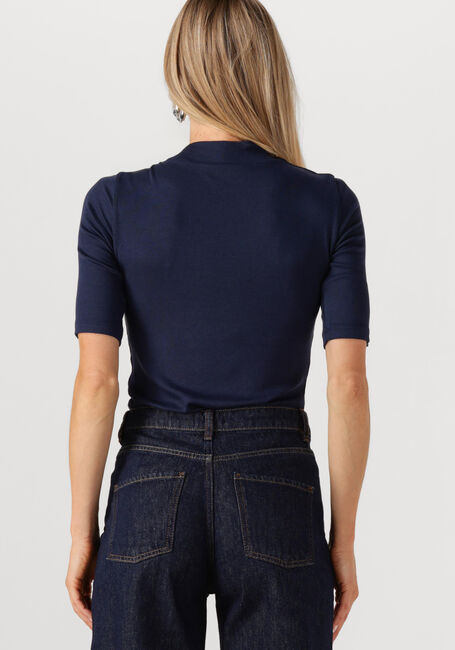 Donkerblauwe MODSTRÖM Top KROWN T-SHIRT - large