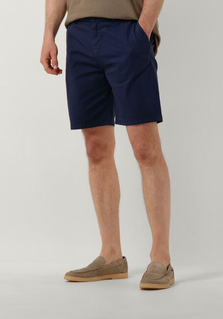 SCOTCH & SODA Pantalon courte STUART - GARMENT-DYED PIMA COTTON CHINO SHORT Bleu foncé - large