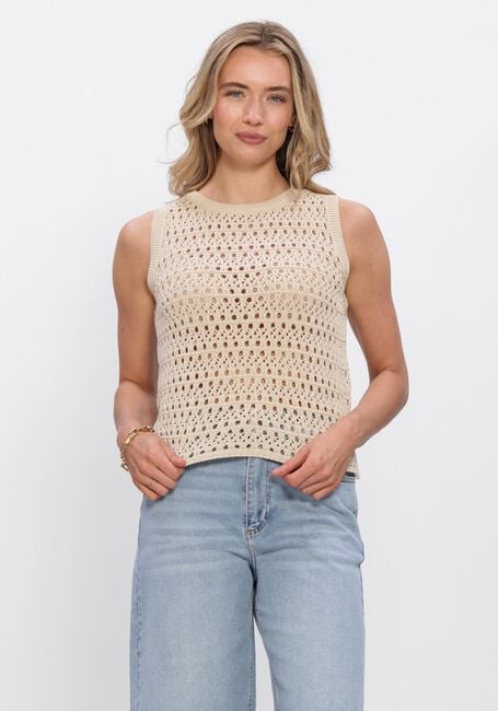 MODSTR&Ouml;M VESTERMD TOP Hauts & T-shirts Sable - large