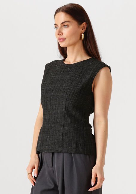 Zwarte NEO NOIR Top RAFLI BOUCLE TOP - large