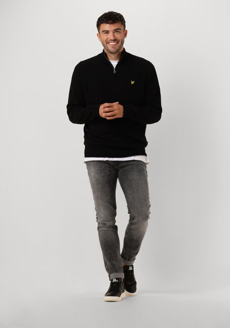 LYLE & SCOTT COTTON MERINO QUARTER ZIP JUMPER - large