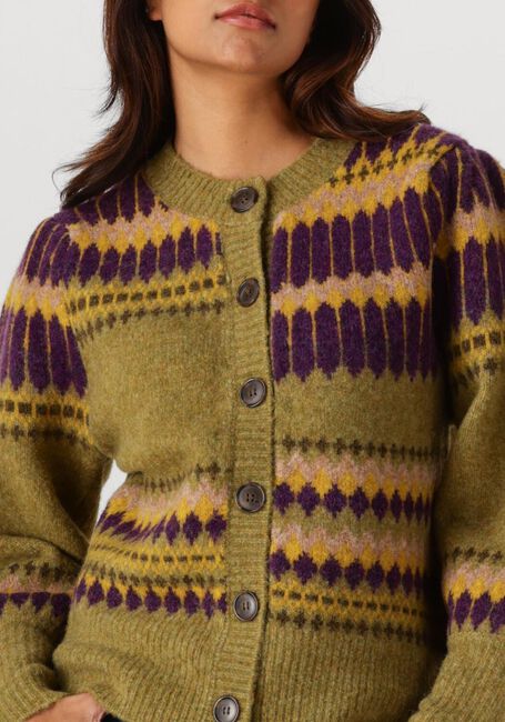 ANTIK BATIK Pull MOHI CARDIGAN en vert - large