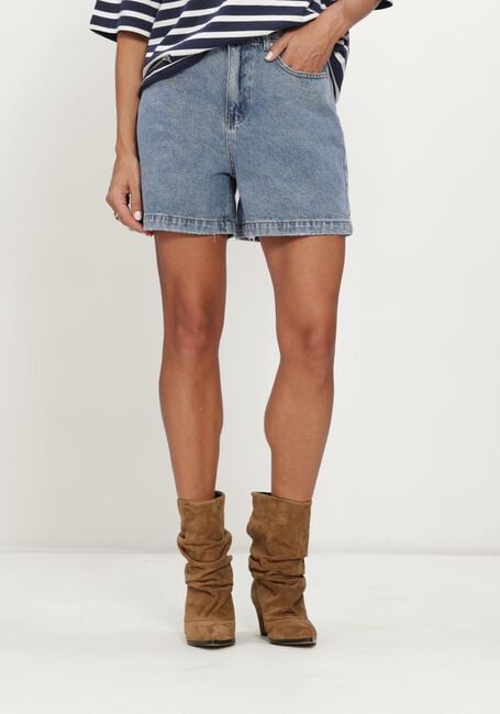 ALIX THE LABEL LADIES WOVEN BERMUDA DENIM SHORTS Pantalons en bleu - large