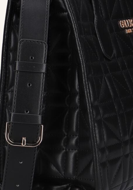 Zwarte GUESS Handtas SILVANA 2 COMPARTMENT TOTE Zwarte GUESS Handtas SILVANA 2 COMPARTMENT TOTE - large