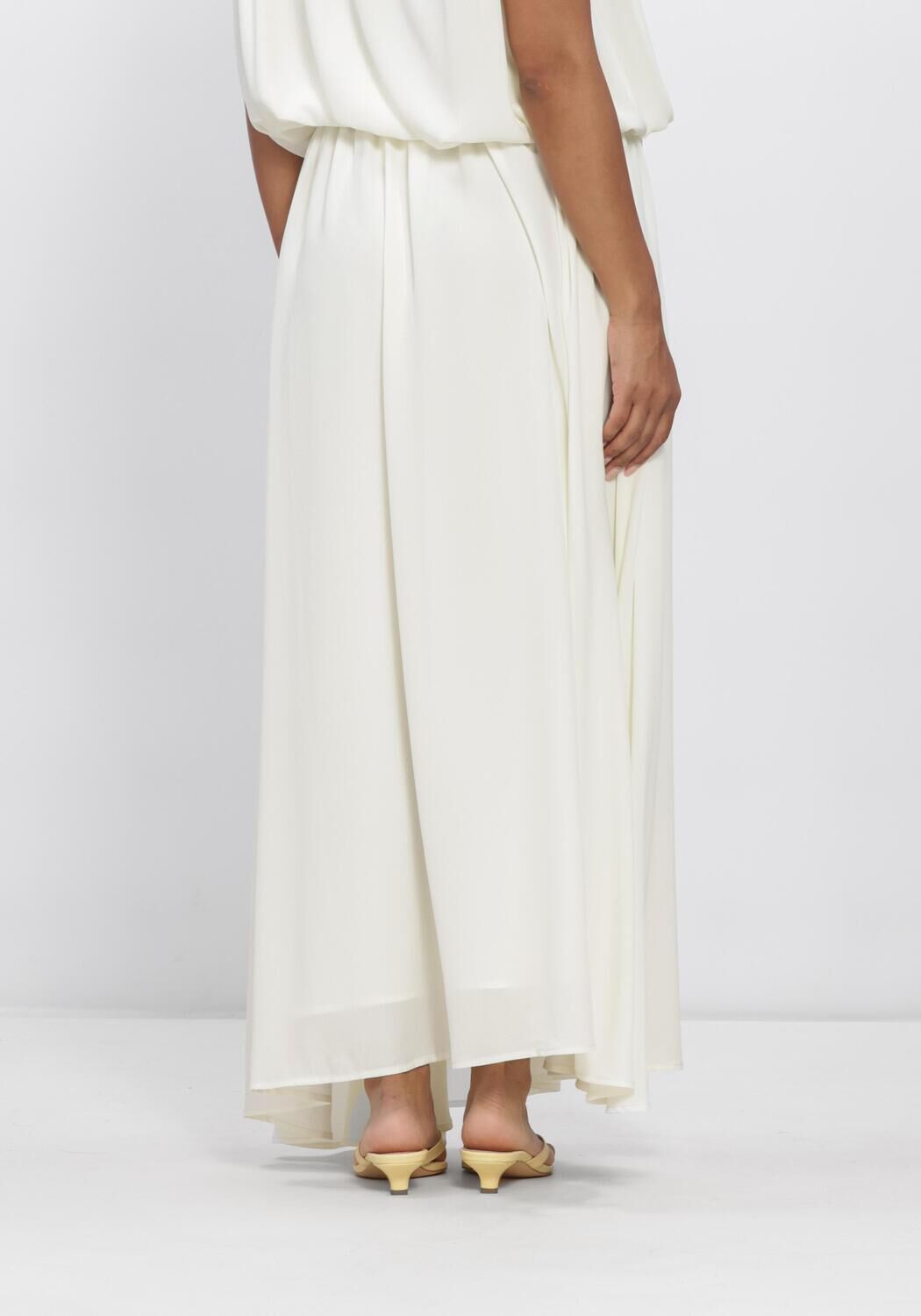 Gebroken wit NEO NOIR Maxirok SABRIA CHIFFON SKIRT - large