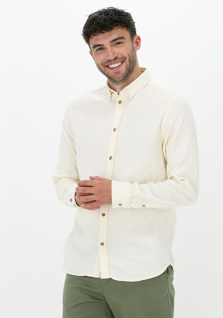 ANERKJENDT Chemise décontracté AKKONRAD MUSSELIN SHIRT en jaune - large