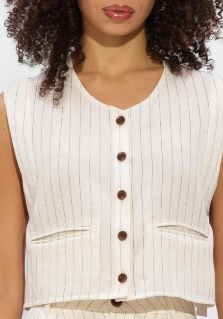 ELEH Gilet SS260154 &Eacute;cru - large