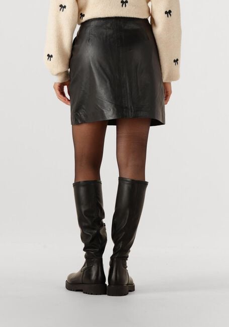 Y.A.S. Mini-jupe YASLYMA HMW LEATHER SKIRT en noir - large