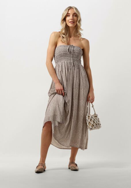 MOSCOW Robe maxi 72A-06-STROLY en taupe - large