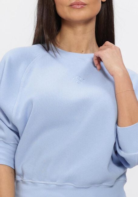 SUMMUM Pull JERSEY FADE-OUT SWEAT en bleu - large