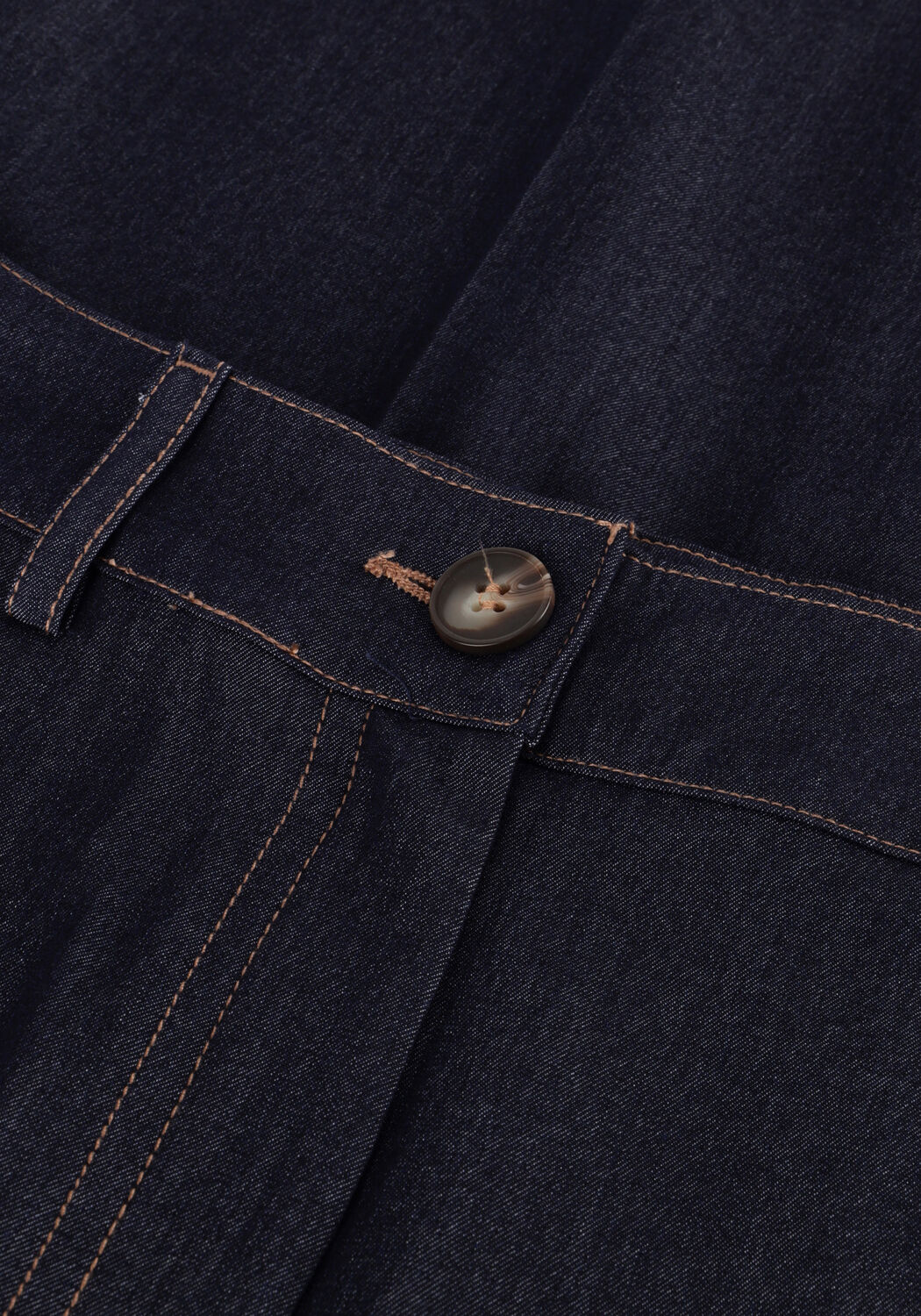 CO'COUTURE Pantalon TERRY DENIM LONG PANT Bleu fonc&eacute; - large