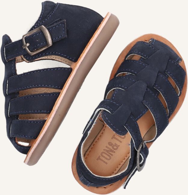 Blauwe TON & TON Sandalen PL_OMO09 Blauwe TON & TON Sandalen PL_OMO09 - large