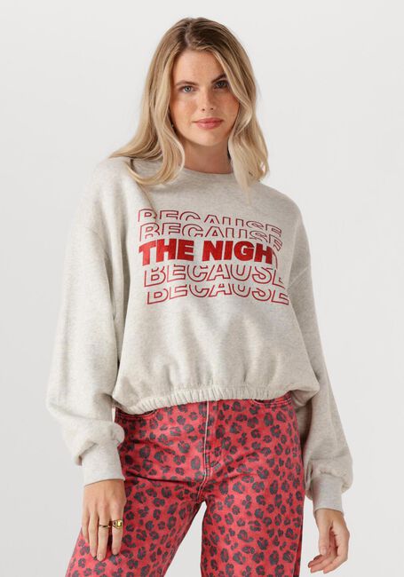 BY-BAR Chandail BODIL NIGHTS SWEATER en gris - large