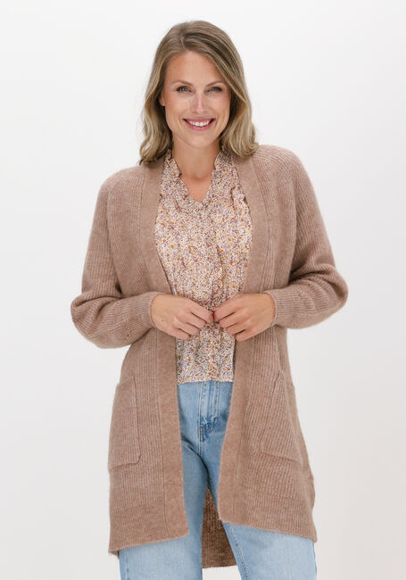 SELECTED FEMME Gilet SLFLULU LS KNIT LONG CARDIGAN en camel - large