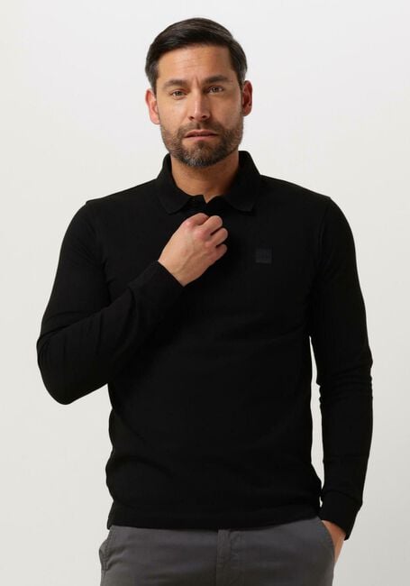 BOSS ORANGE Polo PASSERBY en noir - large