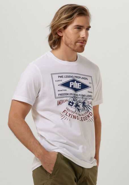 Witte PME LEGEND T-shirt SHORT SLEEVE R-NECK SINGLE JERSEY LW PLAY - large