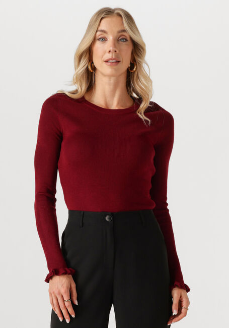 YDENCE Haut KNITTED TOP SHIRLEY Bordeaux - large