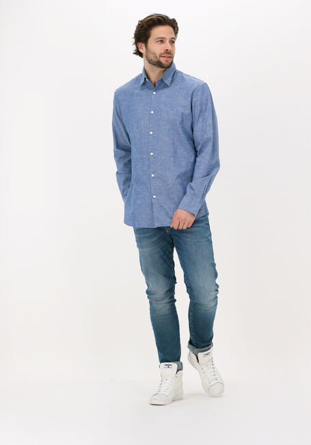 SELECTED HOMME Chemise décontracté SLHSLIM-SUN SHIRT LS NOOS Bleu clair - large