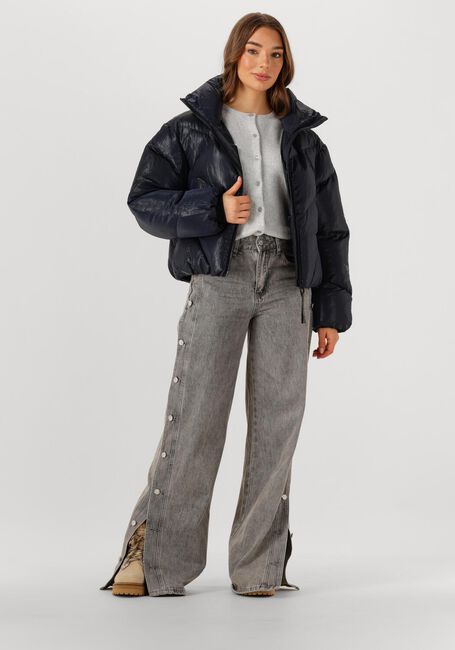 PENN & INK Gilet CARDIGAN W25B345 Gris clair - large