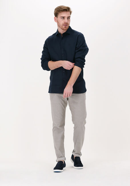 DSTREZZED Chemise décontracté JAGGER SHIRT LINEN en bleu - large