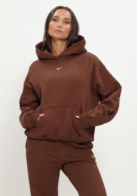 NIKE Chandail NIKE STUDIO FLEECE en marron - large