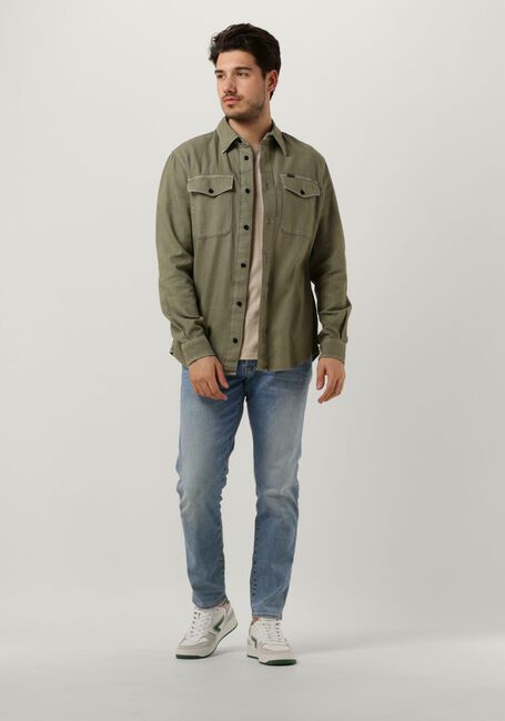 G-STAR RAW Chemise décontracté MARINE SLIM SHIRT L\S en vert - large