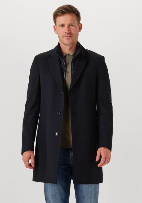 Donkerblauwe BOSS BLACK Mantel HYDE-BIB-254 - large