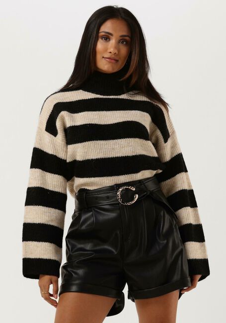 Beige OBJECT Coltrui MINNA L/S KNIT PULLOVER - large