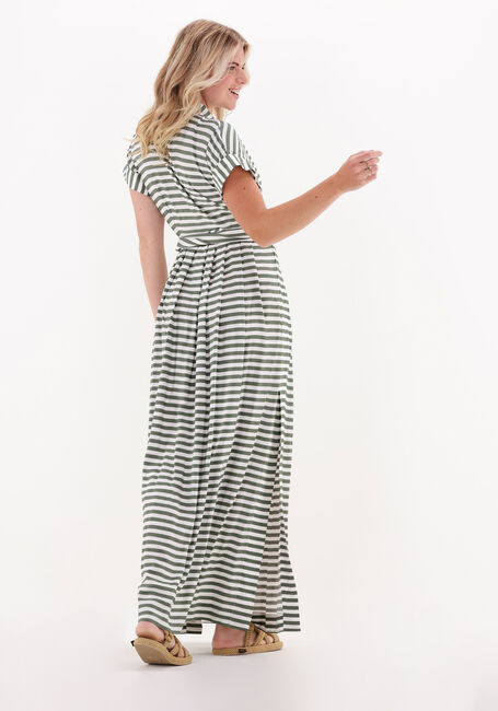 VANILIA Robe maxi BUTTON LONG DRESS en vert - large
