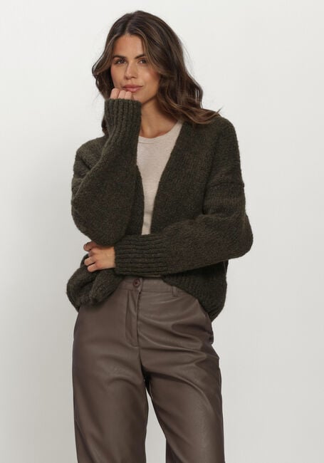 KNIT-TED Gilet BECKY CARDIGAN Vert fonc&eacute; - large