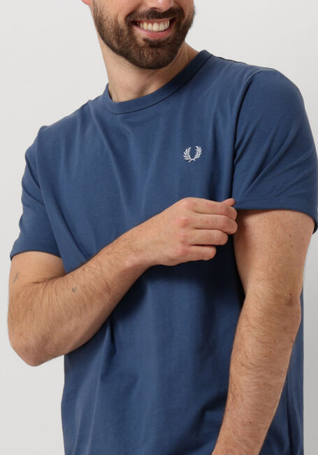 FRED PERRY T-shirt RINGER T-SHIRT en bleu - large