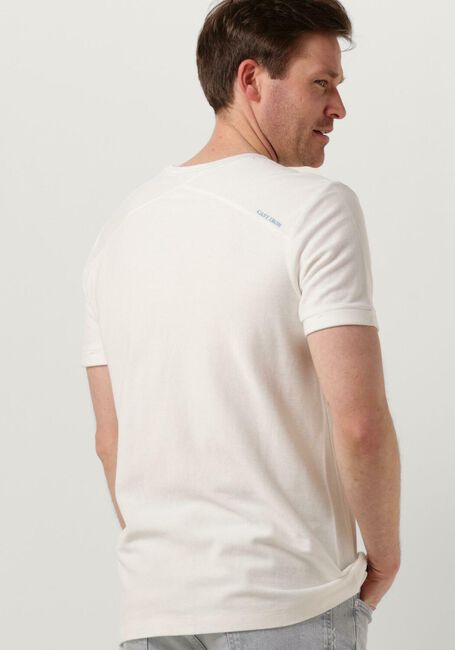 CAST IRON T-shirt SHORT SLEEVE R-NECK REGULAR FIT COTTON TWILL en blanc - large