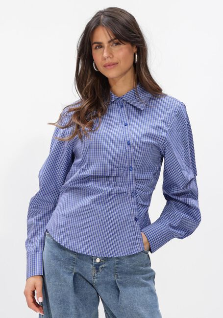 CO'COUTURE Haut ANIZA ASYM SHIRT en bleu - large