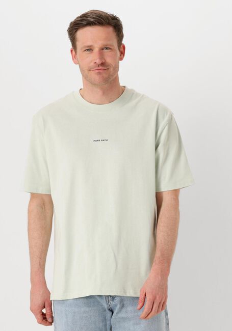 PURE PATH T-shirt LOOSE FIT CREWNECK SS T-SHIRTS Menthe - large