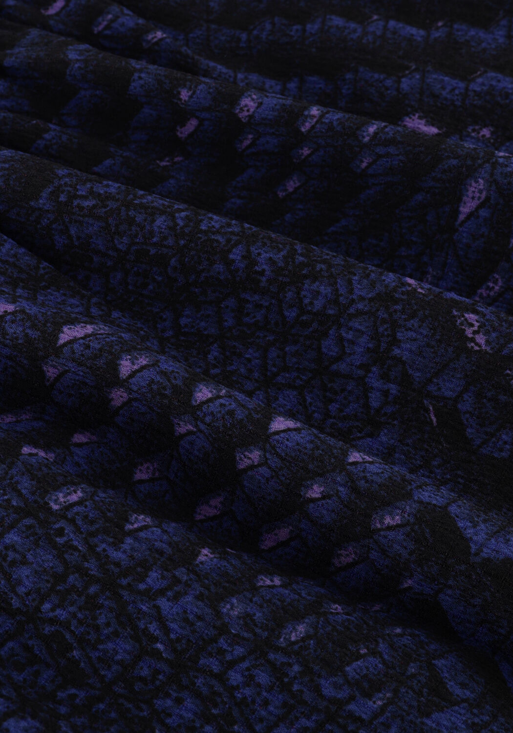 Donkerblauwe ALIX THE LABEL Minirok GRAPHIC RAFFLE SKIRT - large