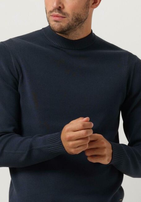 DSTREZZED Pull FELL MOCK NECK en bleu - large
