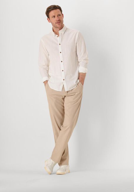 Witte ANERKJENDT Casual overhemd AKLEIF L/S COT/LINEN SHIRT - large