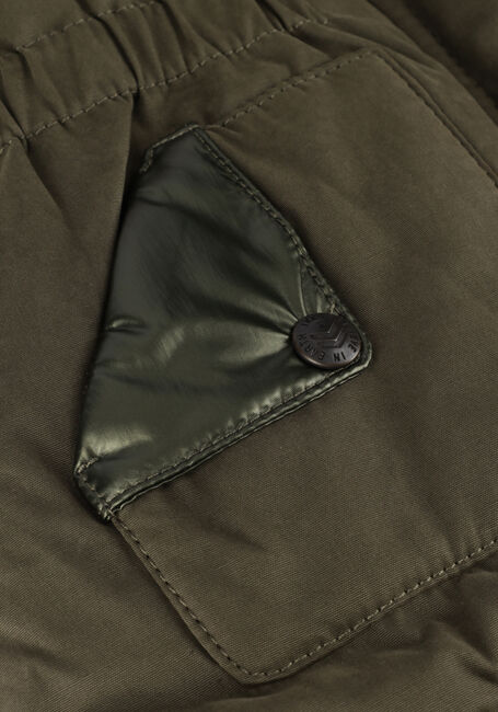 Donkergroene IKKS Jassen PARKA BIMAT CAP - large