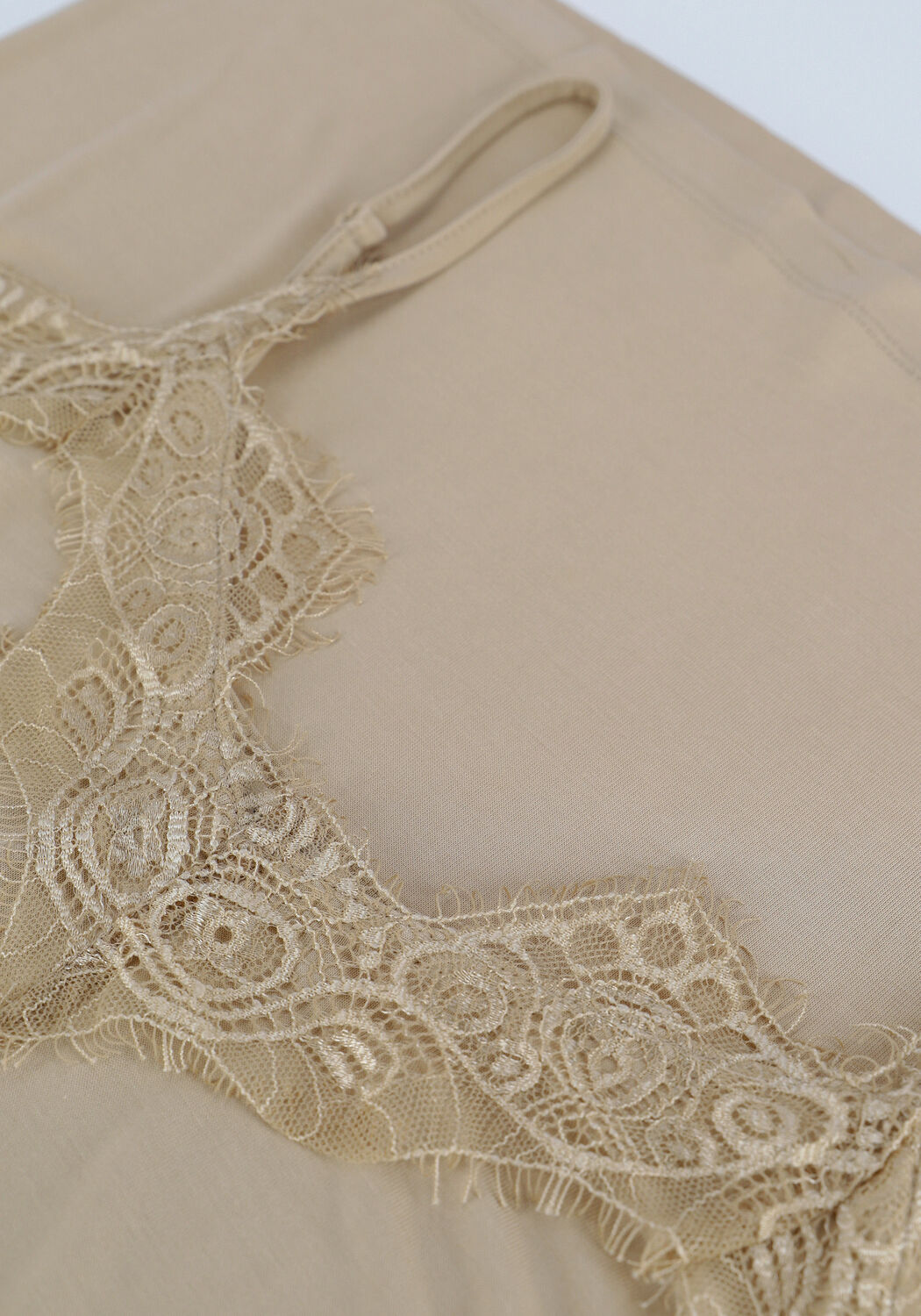 Gebroken wit MSCH COPENHAGEN Top LILLIANE FENYA LACE SINGLET - large