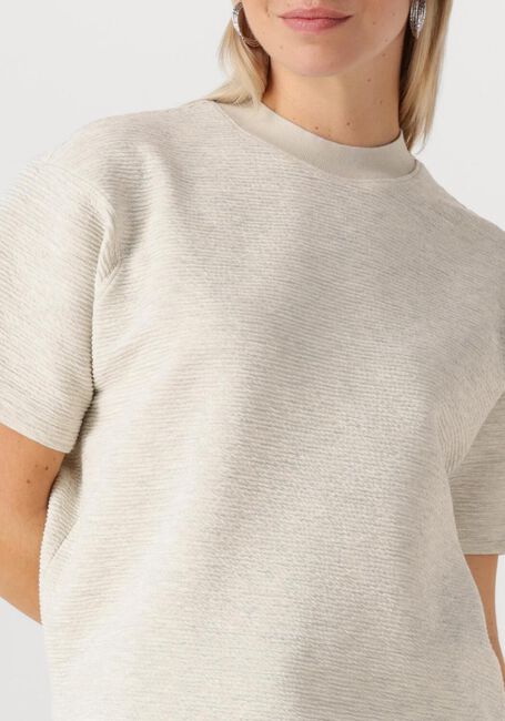 ANOTHER LABEL T-shirt RAVENELLE TEE S/S en gris - large