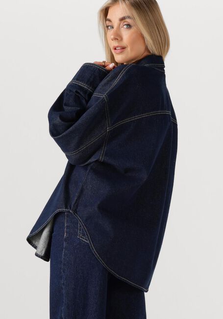 Donkerblauwe EDITED  HALEY DENIM SHIRT - large