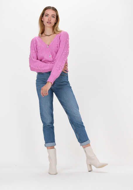 Y.A.S. Gilet YASBARBARA LS KNIT CARDIGAN - en rose - large