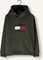 TOMMY HILFIGER Chandail FLAG HOODIE Vert foncé TOMMY HILFIGER Chandail FLAG HOODIE Vert foncé - medium