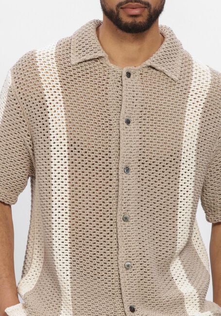 PROFUOMO Polo POLO SS BUTTON TH en beige - large