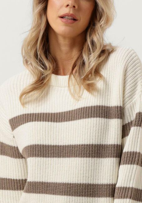 SELECTED FEMME Pull SLFBLOOMIE LS KNIT O-NECK B en blanc - large