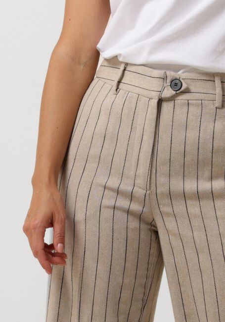 CO'COUTURE Pantalon LINEN PIN LONG PANT en beige - large