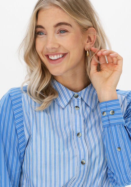 Lichtblauwe LEON & HARPER  CRUZ TC04 STRIPES - large