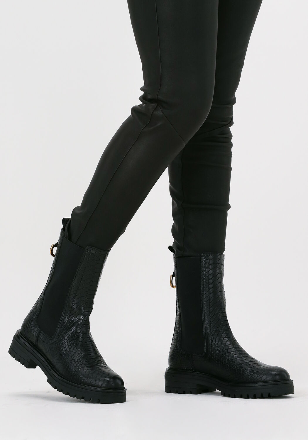 Zwarte bottines dames store
