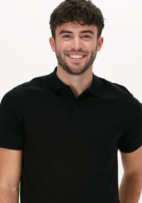Zwarte SELECTED MEN Polo SLHPARIS SS POLO B NOOS - large