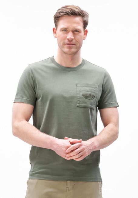 PME LEGEND T-shirt PLAY HEAVY JERSEY POCKET en vert - large